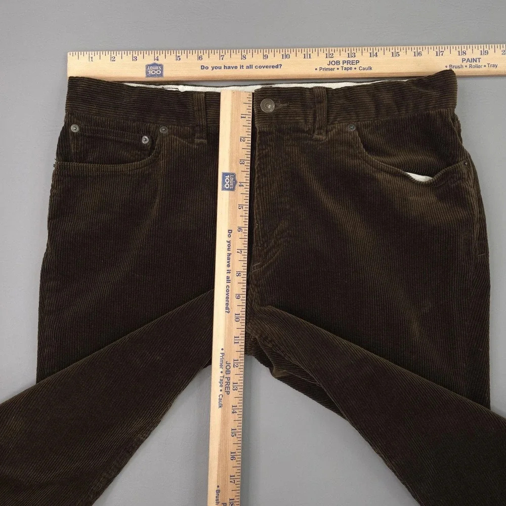 Polo Ralph Lauren Corduroy Chino Pants Mens 34x30 Brown 5 Pocket Stretch